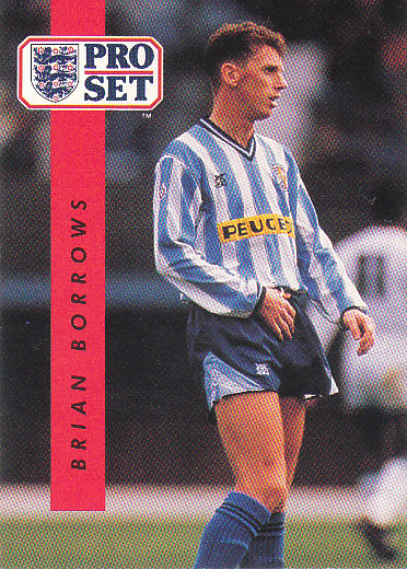 Brian Borrows Coventry City 1990/91 Pro Set #41